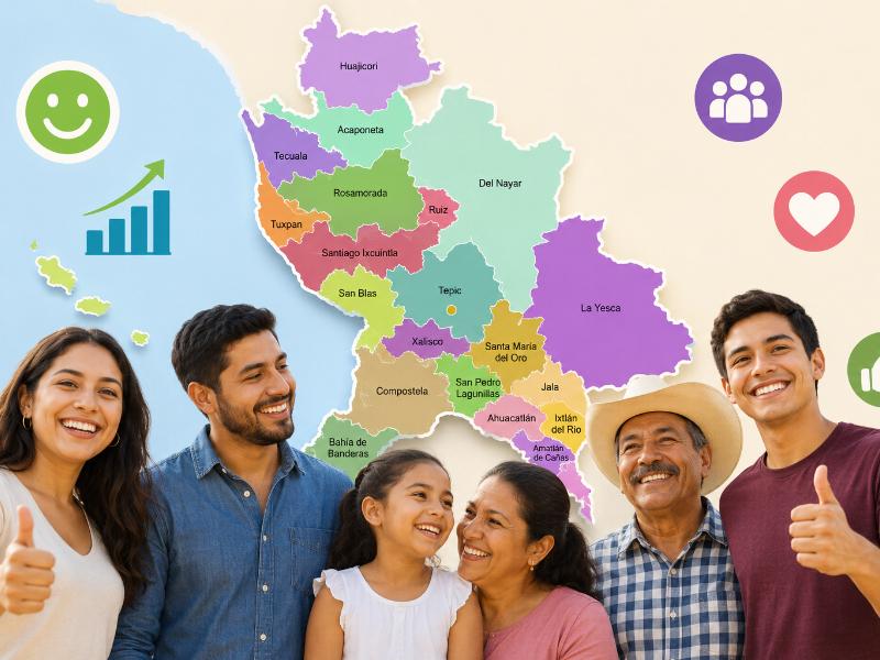 ¡El estado de la alegría! Nayarit se corona como uno de los lugares más felices de México